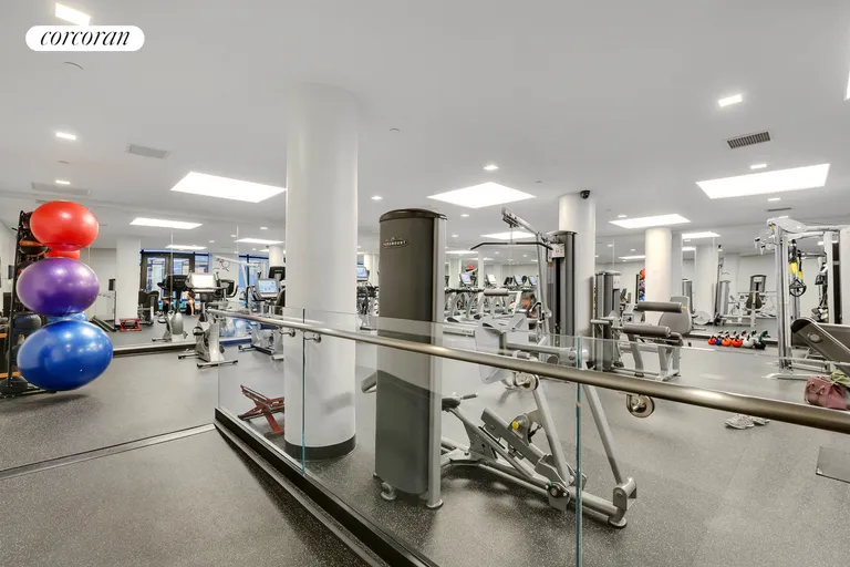 New York City Real Estate | View 250 West Street, 7H | Gym | View 10