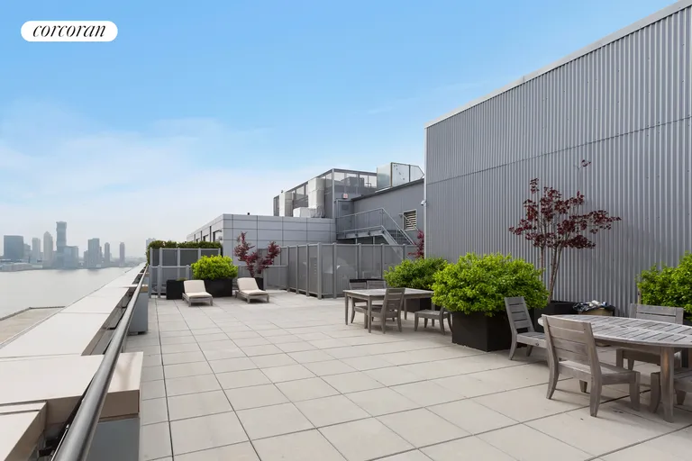 New York City Real Estate | View 250 West Street, 7H | Roof Deck | View 12
