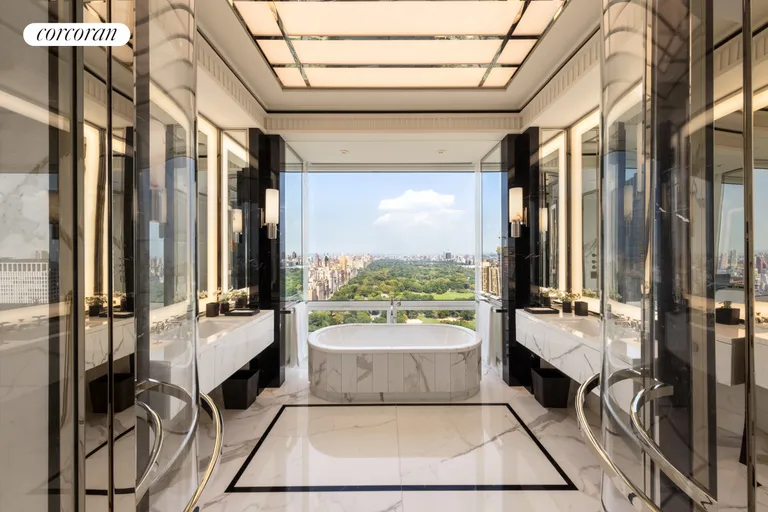 New York City Real Estate | View 220 Central Park South, 39A | Primary Bathroom | View 11