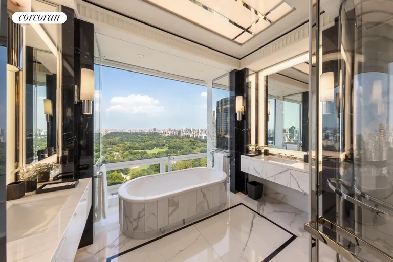 New York City Real Estate | View 220 Central Park South, 39A | Primary Bathroom | View 12