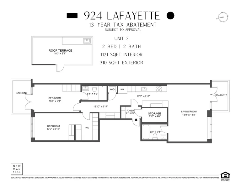 924 Lafayette Avenue, 3 | floorplan | View 14