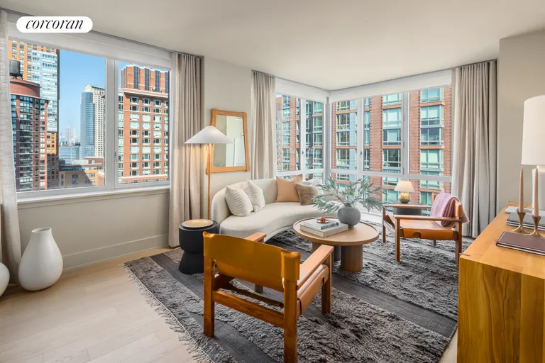 New York City Real Estate | View 20 River Terrace, 22A | Living Room | View 2