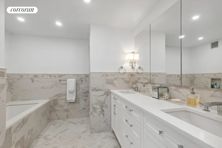 New York City Real Estate | View 230 Central Park West, 3A | Primary Bath with Soaking Tub | View 8