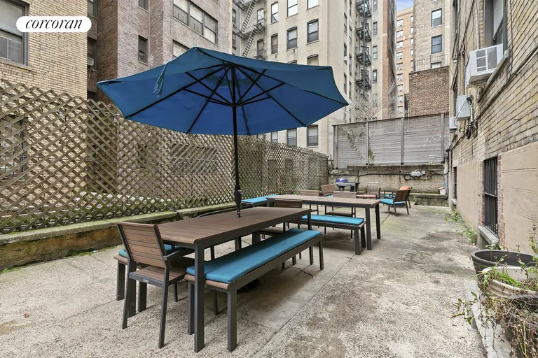 New York City Real Estate | View 250 West 75th Street, 4C | Outdoor space with grill | View 4
