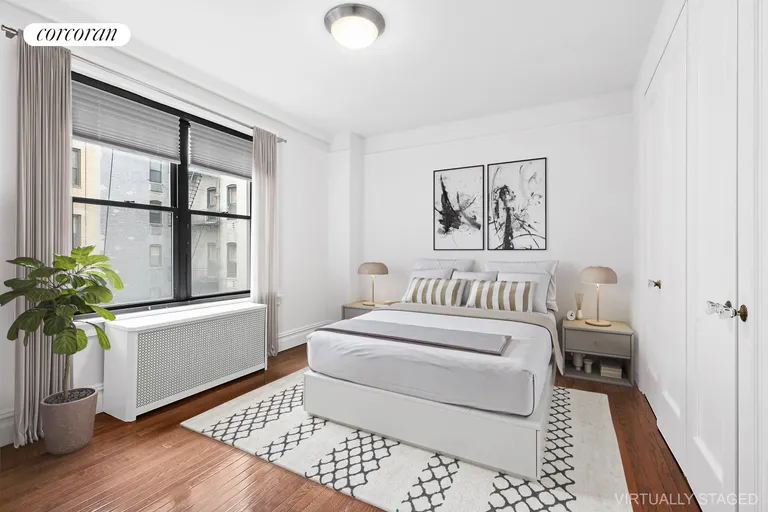 New York City Real Estate | View 250 West 75th Street, 4C | Primary Bedroom | View 2