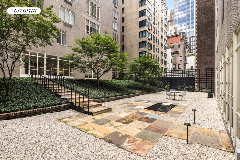 New York City Real Estate | View 24 West 55th Street, PHC | Newly Restored Common Courtyard | View 19