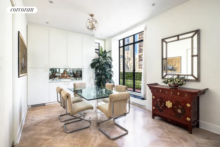 New York City Real Estate | View 24 West 55th Street, PHC | Desirable Dining Room with Terrace | View 10