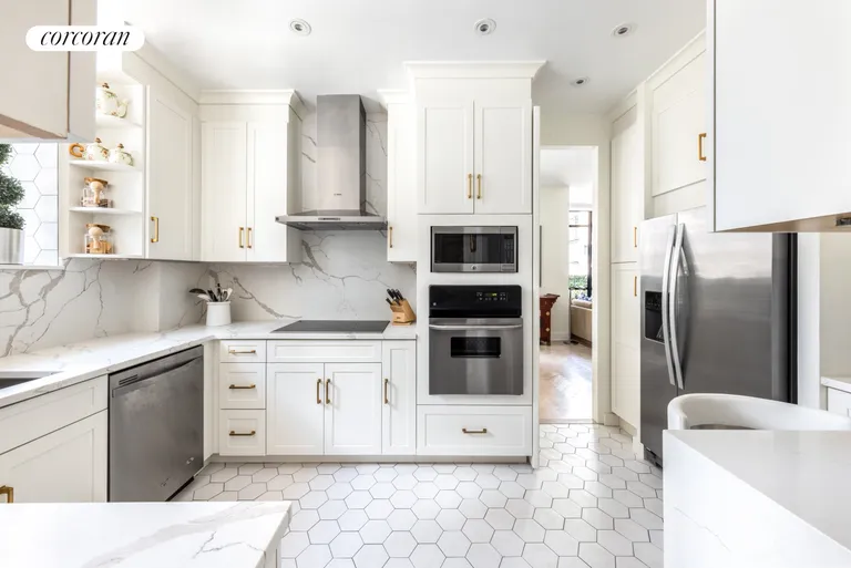 New York City Real Estate | View 24 West 55th Street, PHC | Gut Renovated White Kitchen | View 11