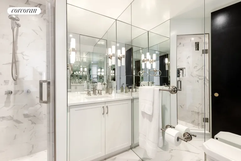 New York City Real Estate | View 24 West 55th Street, PHC | First Level Bathroom | View 16