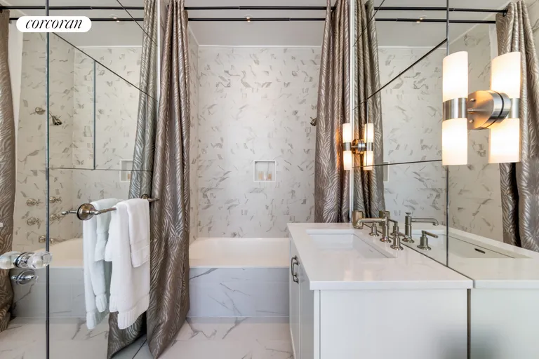 New York City Real Estate | View 24 West 55th Street, PHC | Elegant Primary Bathroom | View 17