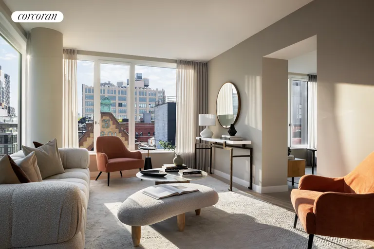 New York City Real Estate | View 450 Washington Street, 906 | 3 Beds, 3 Baths | View 1