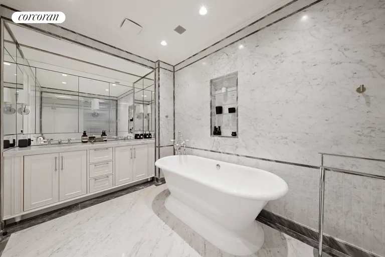 New York City Real Estate | View 150 East 78th Street, 2B | Primary Bathroom | View 6