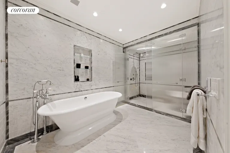New York City Real Estate | View 150 East 78th Street, 2B | Primary Bathroom | View 7