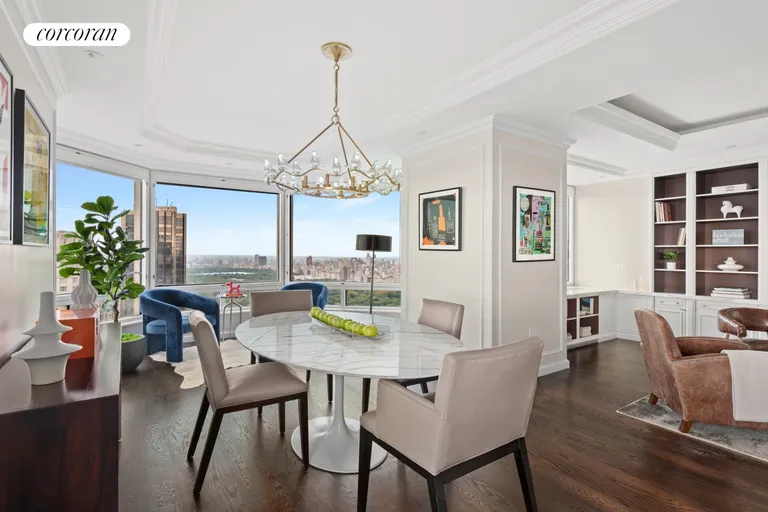 New York City Real Estate | View 301 West 57th Street, 49A | Dining Area | View 4