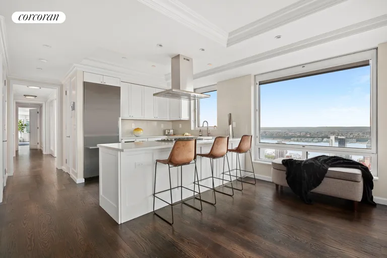 New York City Real Estate | View 301 West 57th Street, 49A | Dining Bay/ Foyer | View 9