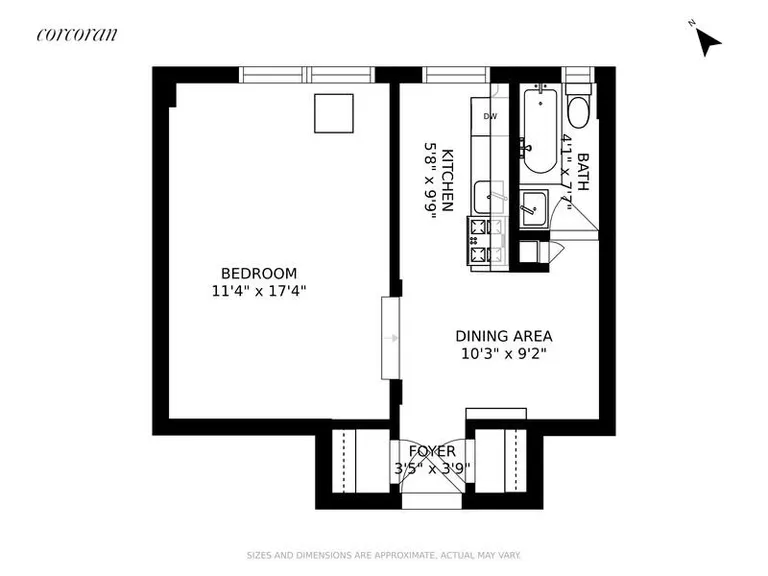 New York City Real Estate | View 29 West 64th Street, 1F | Floor Plan | View 7