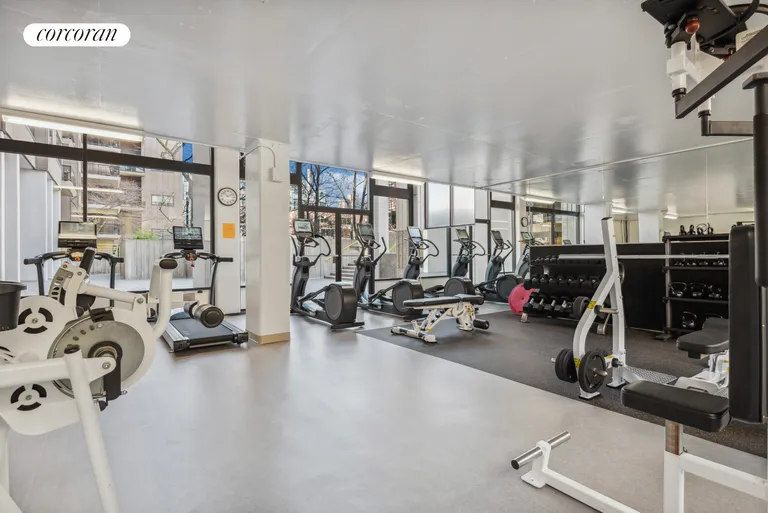 New York City Real Estate | View 531 Main Street, 628 | Building 2 Floor Gym | View 11