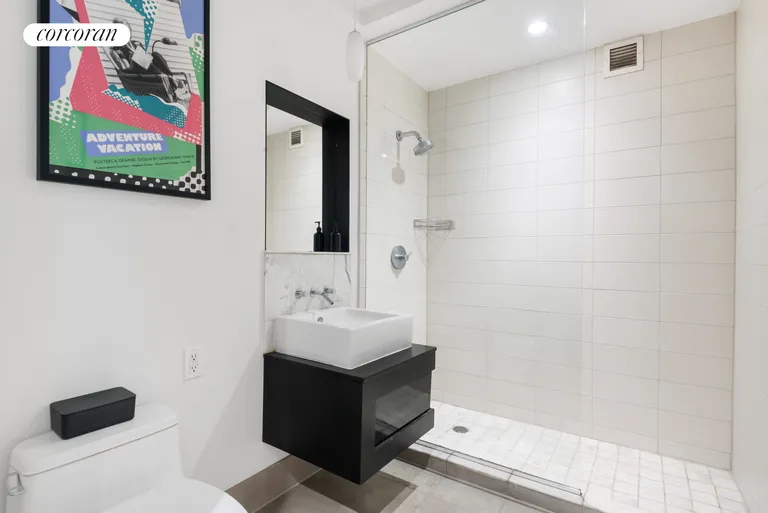 New York City Real Estate | View 150 North 5th Street, 1I | Main Floor Bathroom | View 5