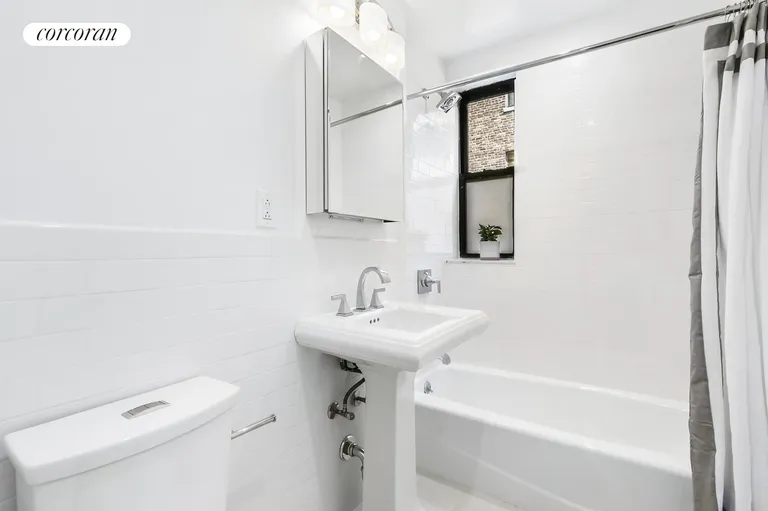 New York City Real Estate | View 225 West 25th Street, 3B | Renovated Windowed Bath | View 4