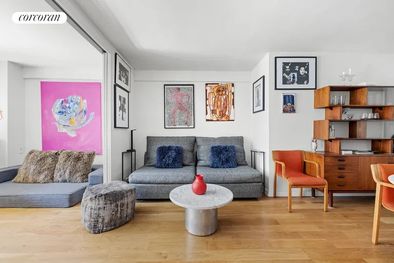 New York City Real Estate | View 77 Fulton Street, 14F | Living Room | View 3