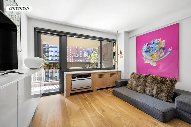 New York City Real Estate | View 77 Fulton Street, 14F | Living Room | View 2