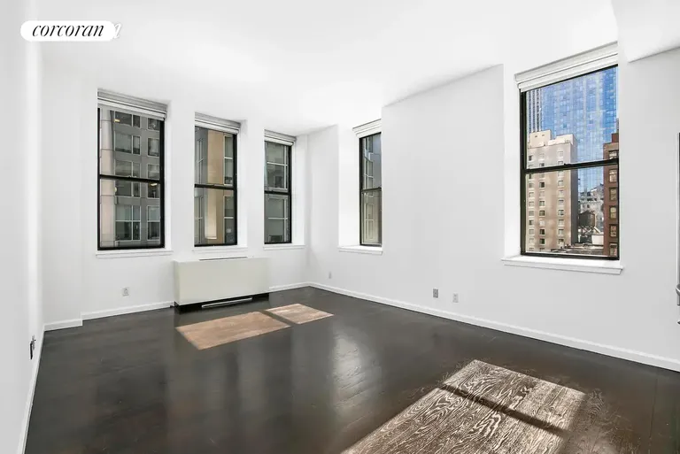 New York City Real Estate | View 150 Nassau Street, 8K | Living Room | View 2