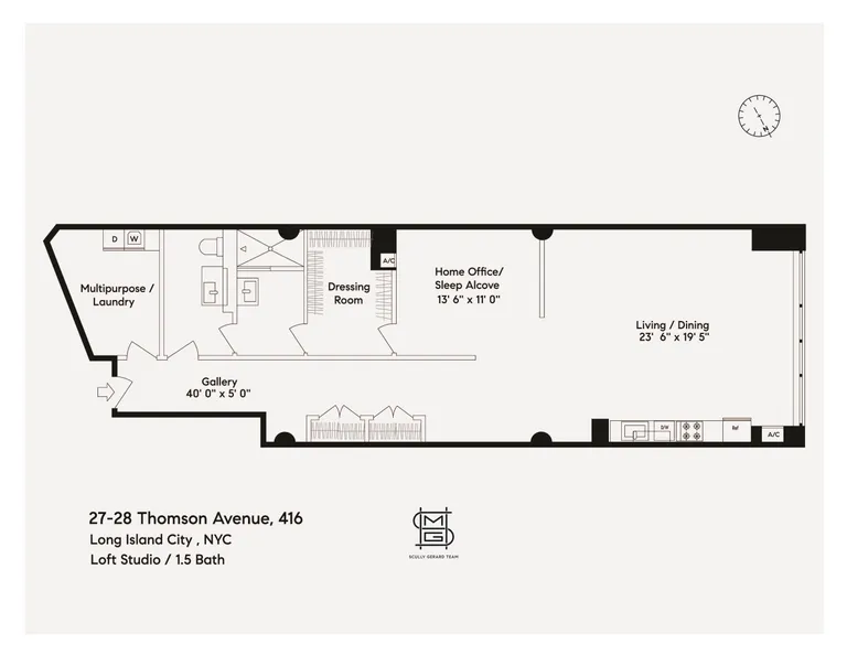 27-28 Thomson Avenue, 416 | floorplan | View 19