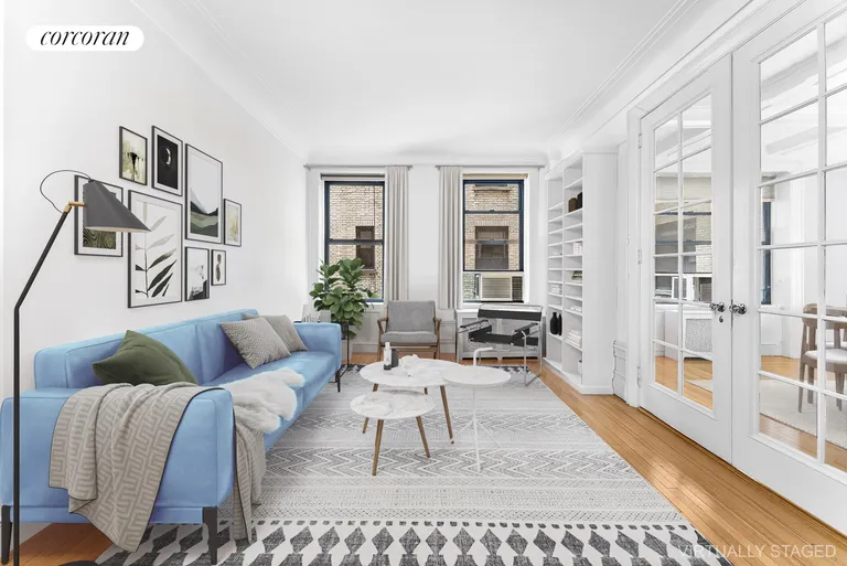New York City Real Estate | View 215 West 98th Street, 5C | Living Room | View 5