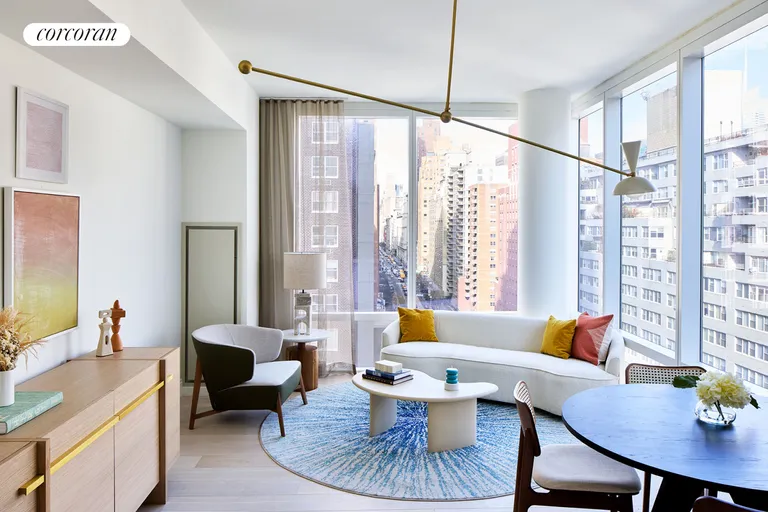 New York City Real Estate | View 501 Third Avenue, 18C | 1 Bed, 2 Baths | View 1
