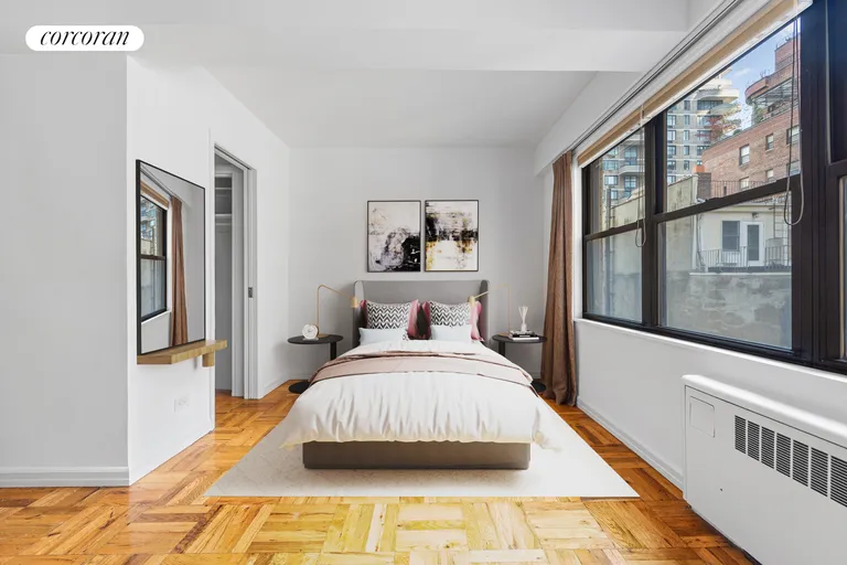 New York City Real Estate | View 301 East 48th Street, 6L | Queen-sized sleeping area | View 3