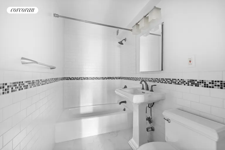 New York City Real Estate | View 301 East 48th Street, 6L | Renovated bathroom | View 5