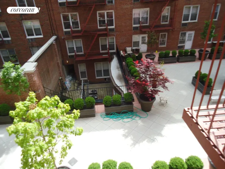 New York City Real Estate | View 25 West 13th Street, 3TN | View from apt of common garden | View 10