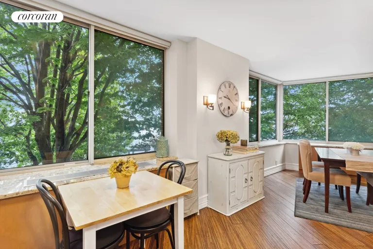 New York City Real Estate | View 21 South End Avenue, 208 | Dining Area | View 5