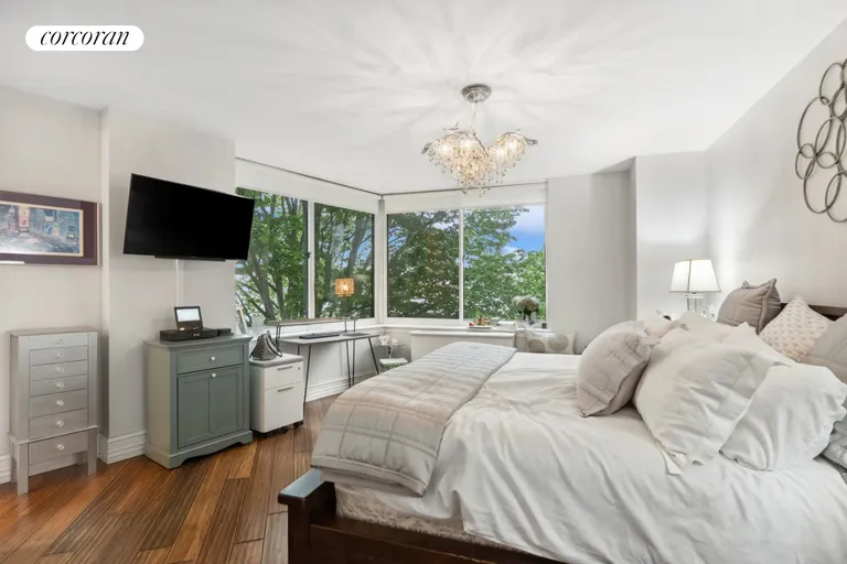 New York City Real Estate | View 21 South End Avenue, 208 | Primary Bedroom | View 8
