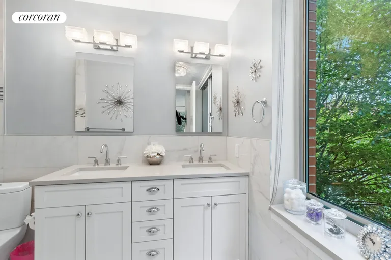 New York City Real Estate | View 21 South End Avenue, 208 | Primary Bathroom | View 9
