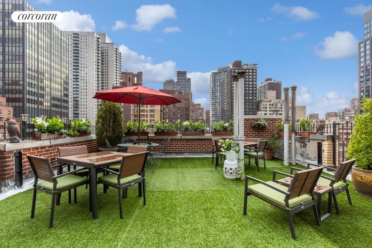 New York City Real Estate | View 321 East 54th Street, 9H | Roof Deck | View 6