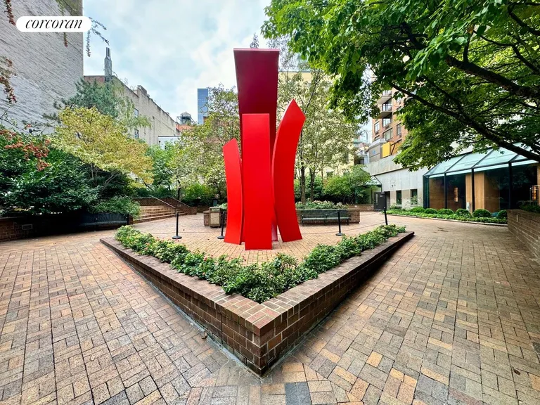 New York City Real Estate | View 321 East 54th Street, 9H | Pocket Park | View 9