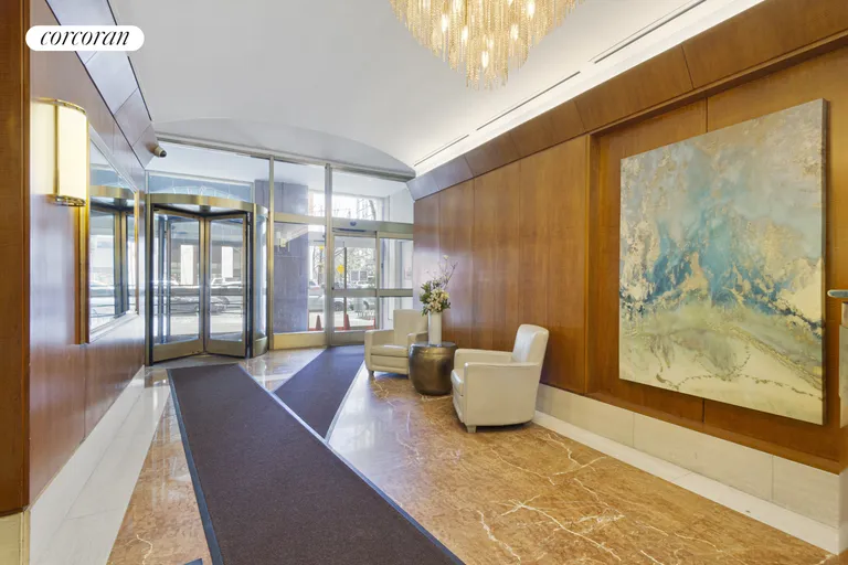 New York City Real Estate | View 250 South End Avenue, 12F | Lobby | View 13