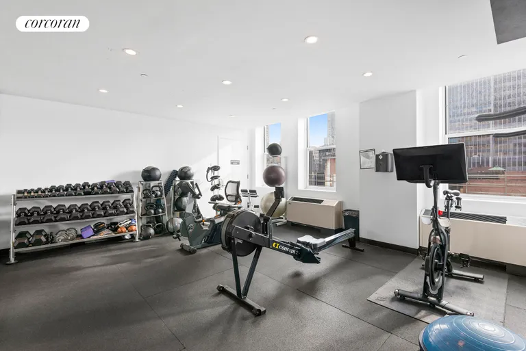 New York City Real Estate | View 80 Chambers Street, 11B | One of three gyms in the Condo | View 10