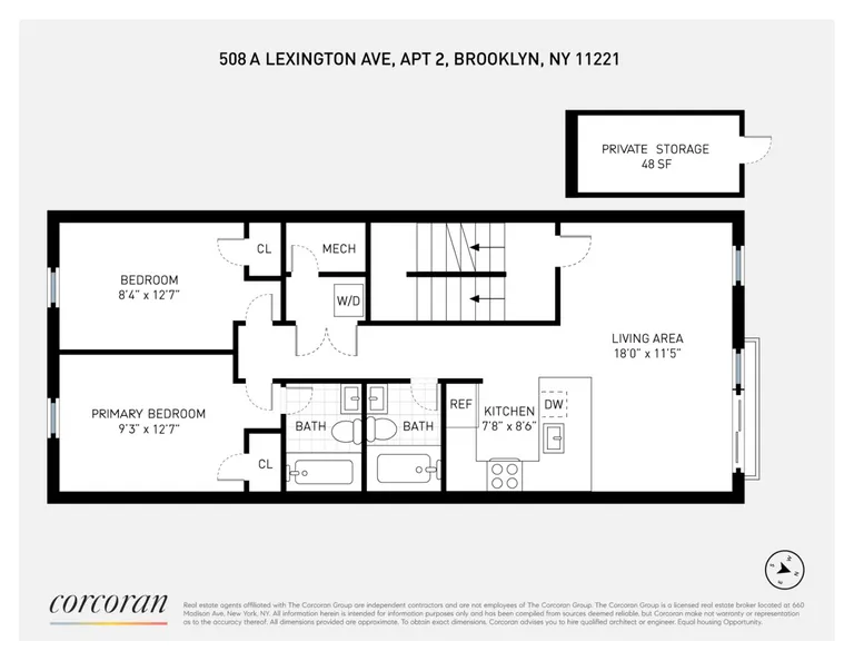 508A Lexington Avenue, 2 | floorplan | View 12