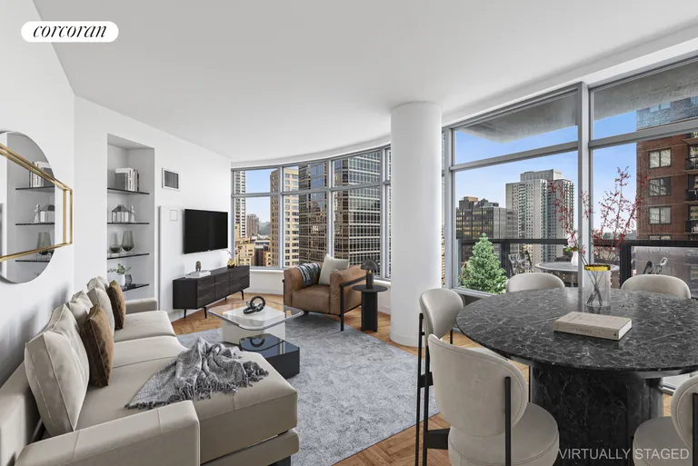 New York City Real Estate | View 250 East 54th Street, 24D | 1 Bed, 1 Bath | View 1