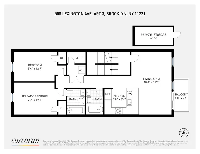 508A Lexington Avenue, 3 | floorplan | View 11