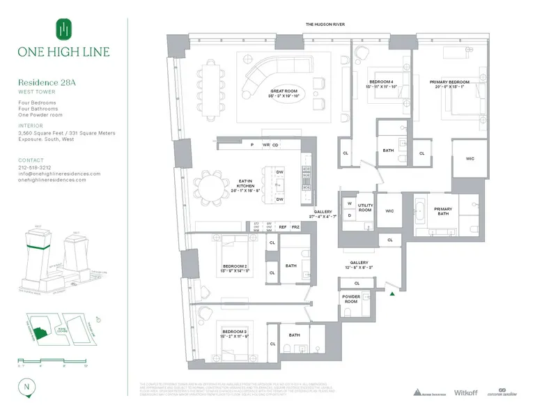 500 West 18th Street, WEST_28AD | floorplan | View 7