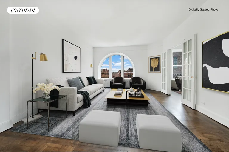 New York City Real Estate | View 43 Fifth Avenue, 8NW | Living Room | View 4