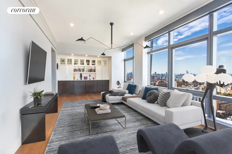 New York City Real Estate | View 35 West 15th Street, 21A | Living Room | View 2