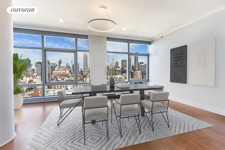New York City Real Estate | View 35 West 15th Street, 21A | Dining Area | View 3