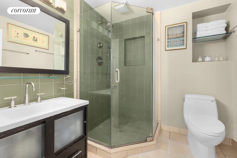 New York City Real Estate | View 315 West 23rd Street, 9D | Primary Bathroom | View 7