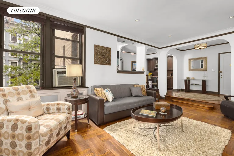 New York City Real Estate | View 225 West 25th Street, 3F | Massive Sunken Living Room | View 2
