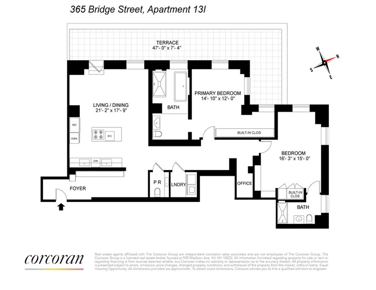 365 Bridge Street, 13IJ | floorplan | View 33