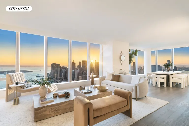 New York City Real Estate | View 252 South Street, 66J | room 1 | View 2